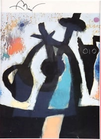 Joan Miro "Woman and Bird in the Night" Print