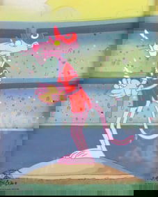 MGM "Pink Panther Baseball" Sericel