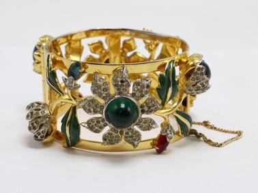 Iconic Carmen Miranda Unsigned Corocraft Bracelet