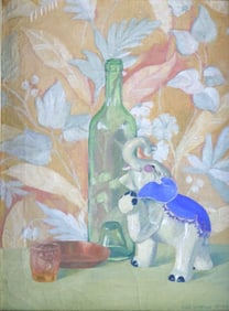 Violet Whitehead "Still Life" Oil Painting on Canvas