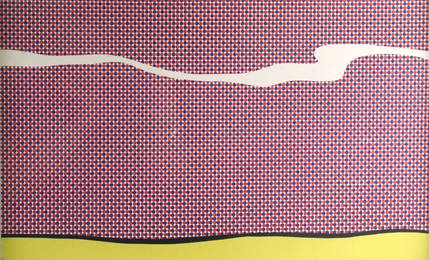 Roy Lichtenstein (American, 1923-1997) "Landscape 1" Screenprint