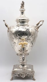 Rare George III Sterling Silver Hot Water Urn