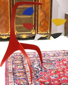 Joseph Meerbott "Standing Stable" Enamel on Metal Sculpture