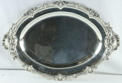 John Houle, London Regency Silver Meat Dish
