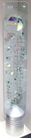 Toland Peter Sand "Monoverre Series" Geometric Glass Sculpture