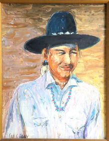 Carl G. Bray (American, 1917-2011) Oil Painting on Panel