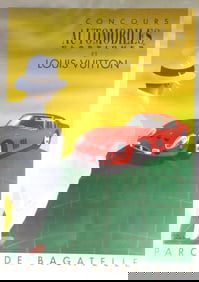 Original Louis Vuitton, Razzia "1995 Concours Automobiles" Poster