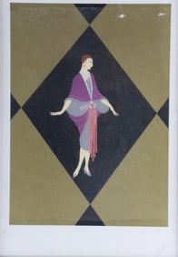 Erte "Manhattan Mary III" Serigraph