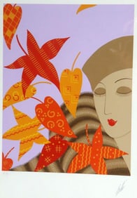 Erte "Autumn Song" Serigraph