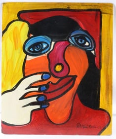 Peter Robert Keil (German, b. 1940) Acrylic Painting on Canvas