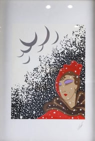 Erte "Winter" Serigraph