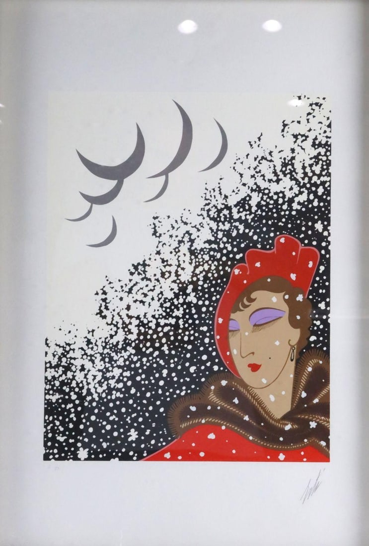Erte "Winter" Serigraph (1 of 5)