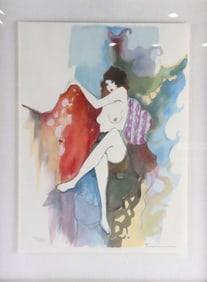 Itzchak Tarkay "Danielle" Serigraph