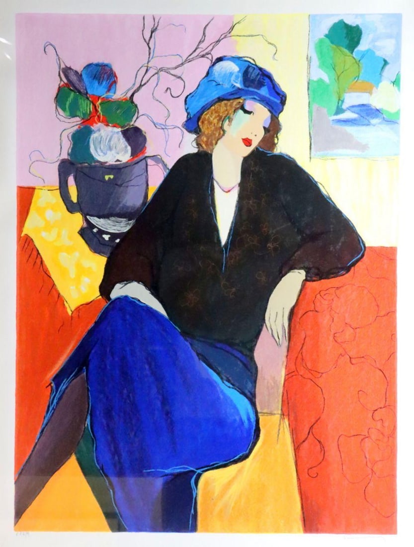 Itzchak Tarkay "Suzanne" Serigraph Print (1 of 7)