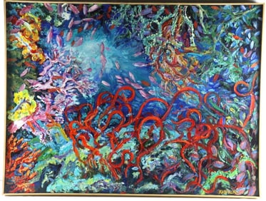 Robin Raznick Impressionist Oil Painting on Canvas