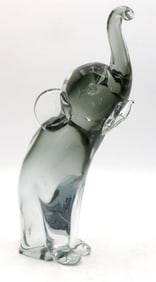 Italian Murano Art Glass Elephant Sculpture