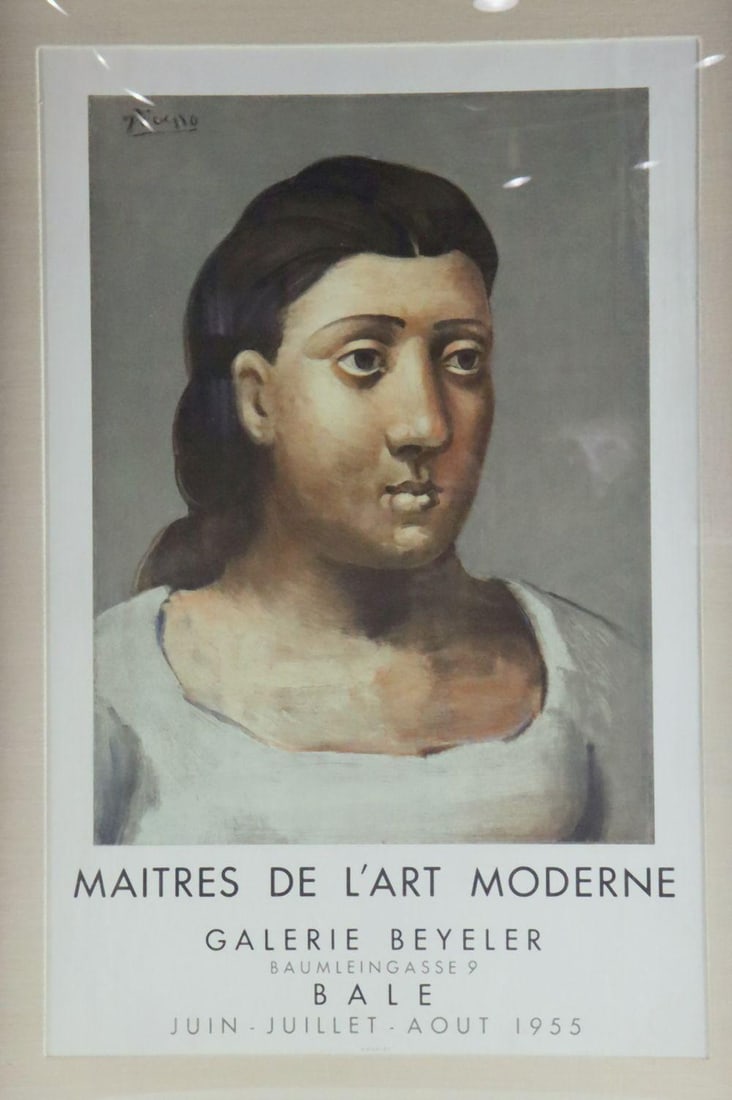 Pablo Picasso "Maitres de L'art Moderne Galerie" Lithograph Poster  (1 of 4)