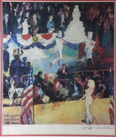 LeRoy Neiman "The President's Birthday Party" Offset Lithograph