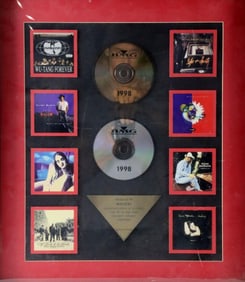1998 Grammy Awards BMG Commemorative Plaque