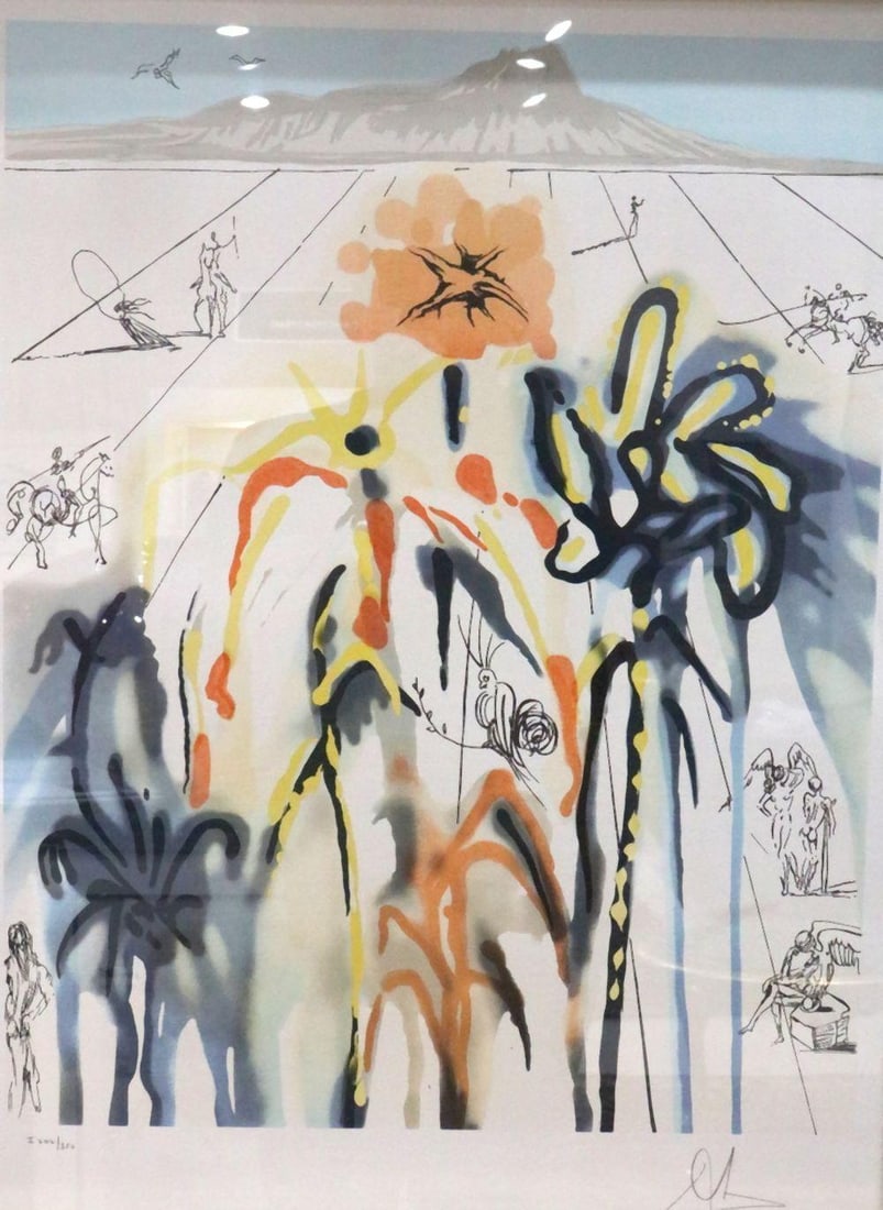 Salvador Dali "Diamond Head" Lithograph (1 of 5)