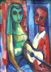 Yves Alix (French, 1890-1969) Oil Painting on Canvas