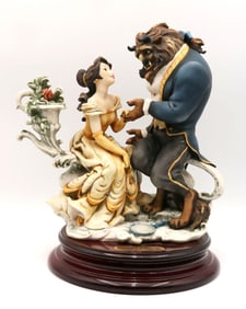 Giuseppe Armani "Beauty & the Beast" for Florence Porcelain Group