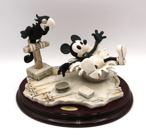 Giuseppe Armani "Steamboat Willie" Disney Ceramic Figurine