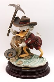 Giuseppe Armani "Eureka" Donald Duck Ceramic Figurine