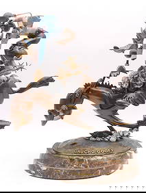 Bill Toma "Goofy Gaucho" Cast Bronze Disney Sculpture (1 of 6)