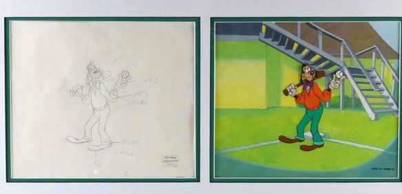 Walt Disney"Take Me Out to the Ball Game" Animation Cel