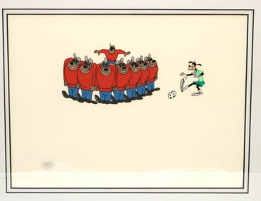 Walt Disney "Sport Goofy in Soccermania" 1987 Animation Cel