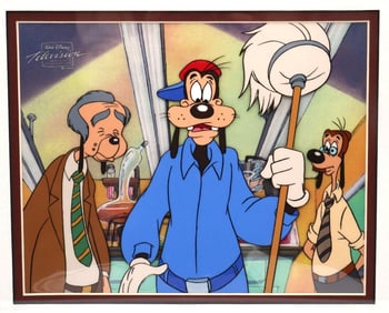Walt Disney "E=MC Goof" Goof Troop Original Production Cel