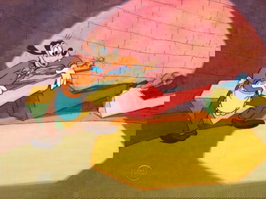 Walt Disney "Goof Troop" Animation Cel