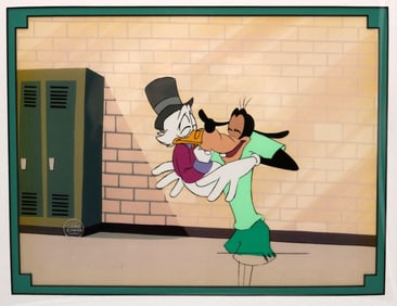 Walt Disney Sport Goofy "Soccermania" Animation Cel