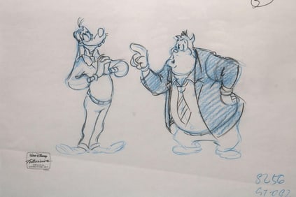 Walt Disney "Goof Troop" Original Production Drawing