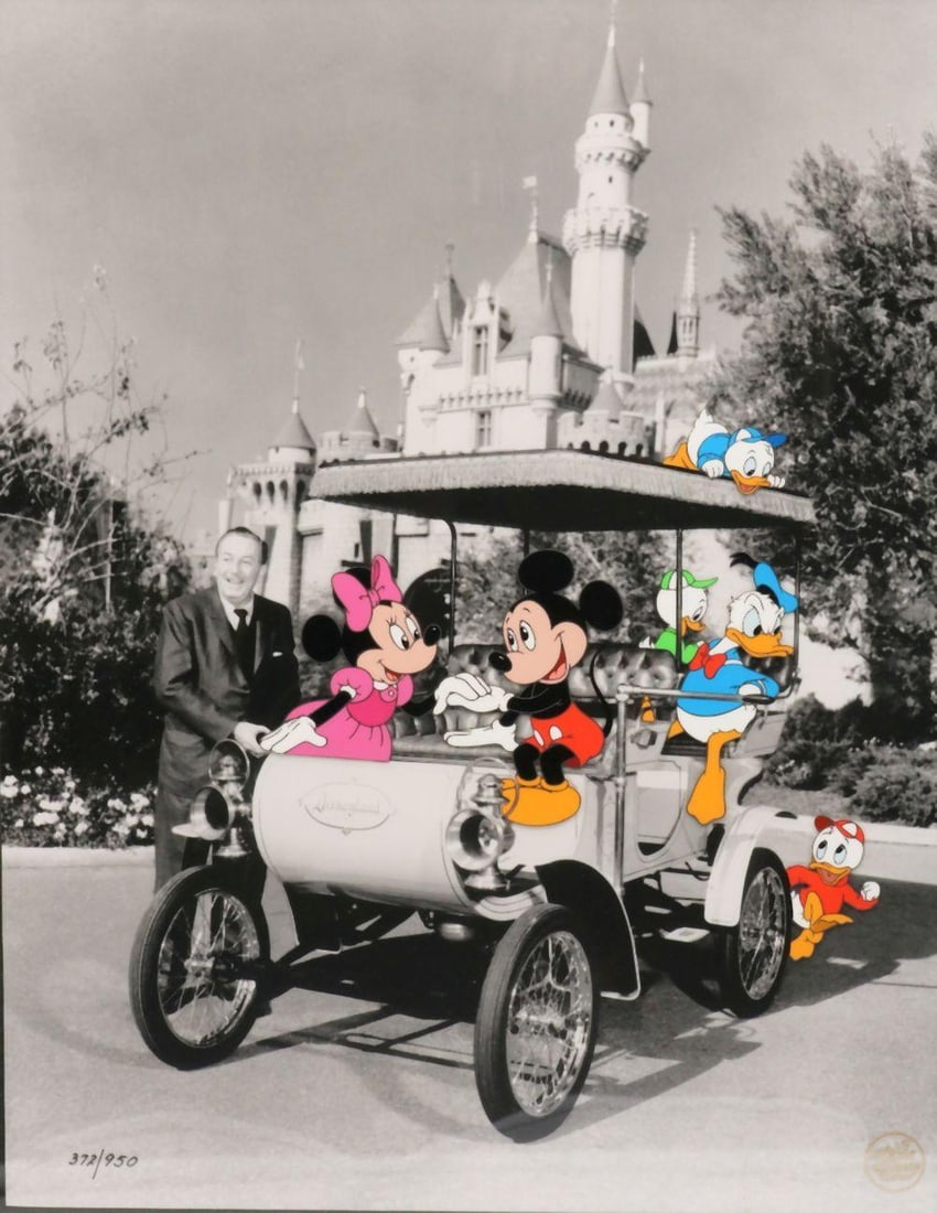 Walt Disney "Walt's Magic Kingdom" Ltd. Edition Mixed Media Sericel (1 of 8)