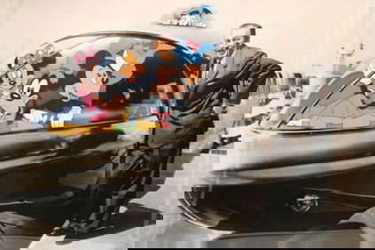 Walt Disney "Walt's Highway in the Sky" Ltd. Edition Mixed Media Sericel