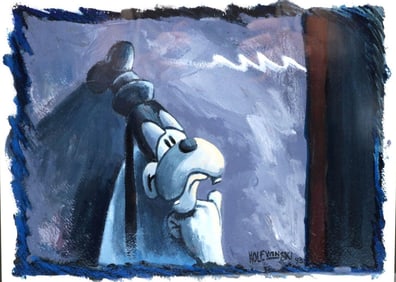 Robert Holewinski Acrylic Painting on Paper