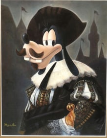 Maggie Parr "Goofy Cavalier" Signed Color Print