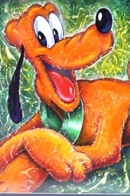 Darren Wilson "All Cracked Up" Acrylic Painting on Board