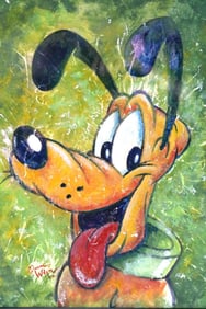 Darren Wilson "All Ears" Acrylic Painting on Board