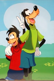 Monty Maldovan "Goofy & Max" Acrylic Painting on Panel