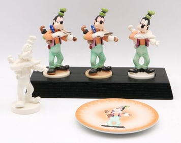 5 Pc. Goebel "Fiddling Goofy" Porcelain Group