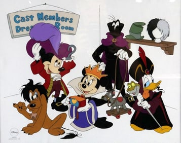 Walt Disney "Backstage With the Fabulous Five" Ltd. Edition Sericel