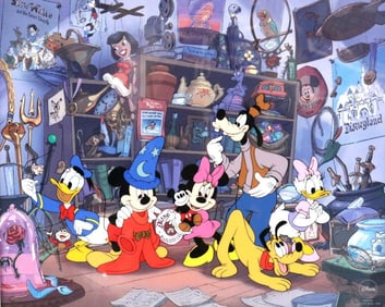Walt Disney "Fond Memories with Mickey and Friends" Sericel