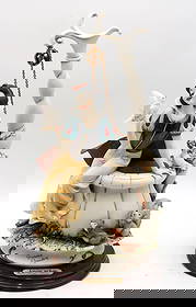 Giuseppe Armani "Snow White at the Well" for Florence Figurine: Giuseppe Armani (1935–2006) “Snow White at the Well” for Florence, Italy circa late 20th century Porcelain and polychrome resin figurine, signed by the artist near bas