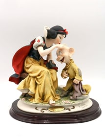 Giuseppe Armani "Snow White & Dopey" Ceramic Disney Figurine