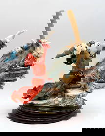 Giuseppe Armani "Fantasia" for Florence Ceramic Sculpture: Giuseppe Armani (Italian, 1935–2006) Fantasia Florence, Ceramic Sculpture A large and finely detailed hand-painted ceramic sculpture by Giuseppe Armani, depicting Disney’s Fantasia