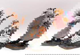 Walt Disney 3 Pc. "Bella Notte" Lady & the Tramp Ceramic Figurines: Walt Disney Classics Collection Three-Piece “Bella Notte” Lady & the Tramp Ceramic Figurines Figurines ranging from approx. 5 x 6 x 4 ½ in. to 7 x 5 ½ x 4 in.; box approx. 11