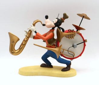 Walt Disney Goofy "One-Man Band" Ceramic Figurine